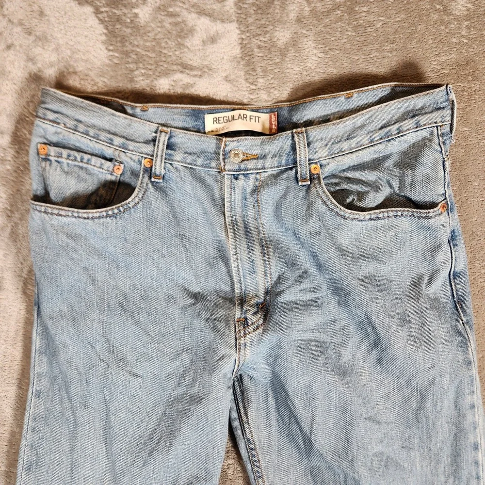 Levi's 505‎ Jeans Men's 36X33 (Tag 38X32) Blue Denim Regular Fit